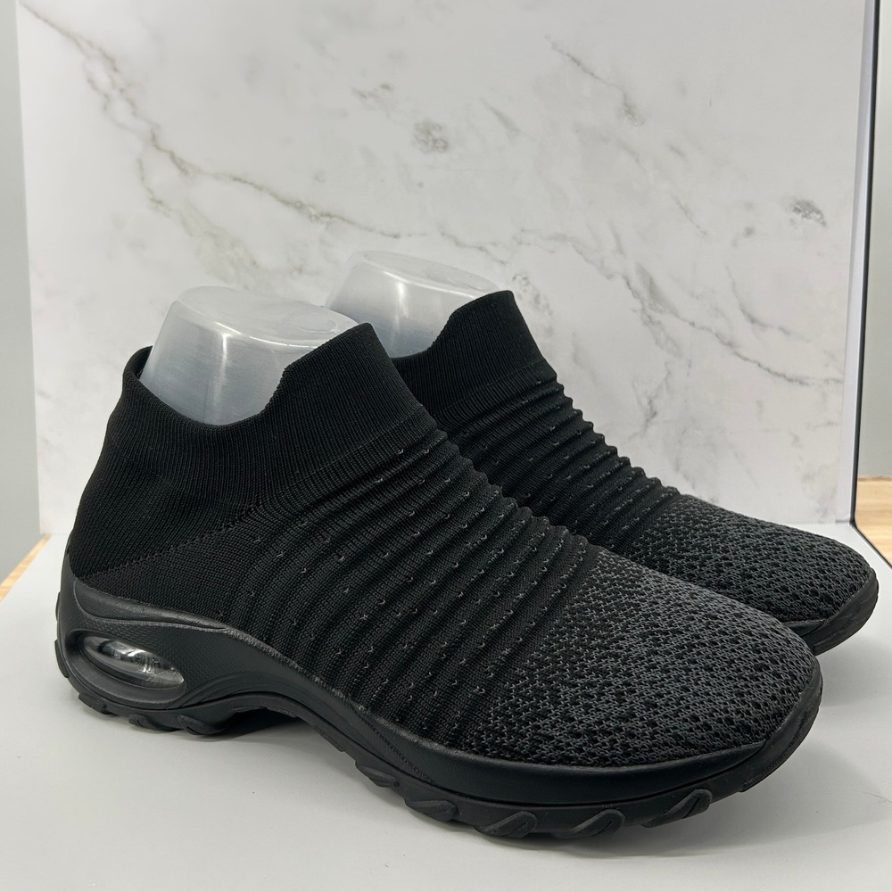 STQ Womens Breathable Slip-On Arch Support Walking Shoes Size 10.5 Gym
